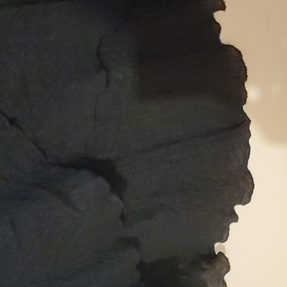 Mlle Gabrielle midi length black skirt hi-lo - Picture 4 of 7